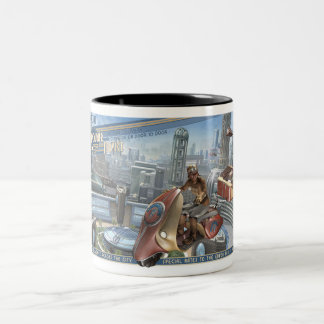 Tjänste- mugg för Retropolis kurir