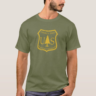 Tjänste- stilavdelning för skog av t-shirt