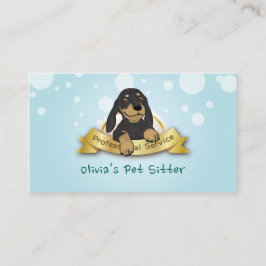 Tjänste- stilig sitta för husdjur för visitkort
