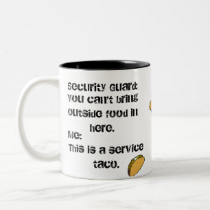 Tjänste- Tacokaffemugg Två-Tonad Mugg