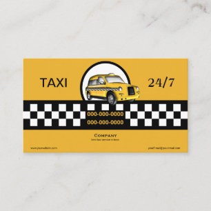 Tjänste- taxi visitkort