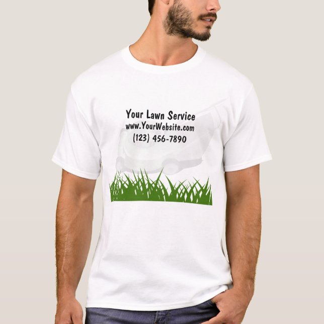 Tjänste- Tshirts för gräsmatta (Framsida)