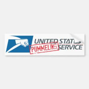 Tjänste- United States Pummeling Bildekal
