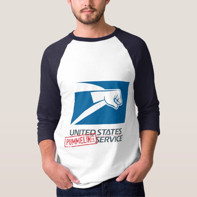 Tjänste- United States Pummeling Tee Shirt (Framsida)