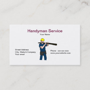 Tjänste- visitkort för handyman