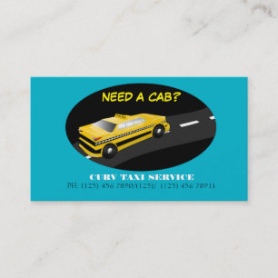 Tjänste- visitkort för taxiCab