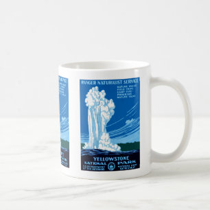 Tjänste- ~ Yellowstone för skogsvaktareNaturalis Kaffemugg