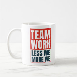 Tjänsteassistenten för teamwork inspirational Quot Kaffemugg