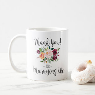Tjänstemannen Gift från Bröllop - Tack för att Kaffemugg