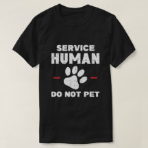 Tjänstemanus, smeka inte, rolig present till hundä