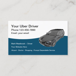 Tjänsten Best Ride Hailing Service Taxi Visitkort