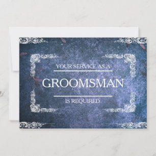 Tjänsten har begärts som Groomsman-inbjudan Inbjudningar
