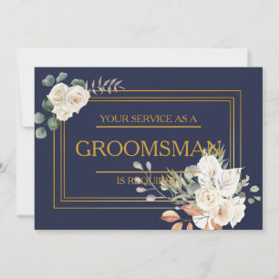 Tjänsten har begärts som Groomsman Inbjudningar