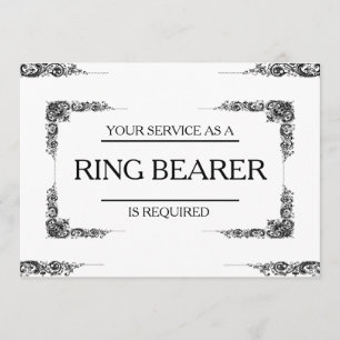 Tjänsten har begärts som Ring Bearer Inbjudningar