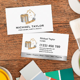 Tjänsten Modern Professionell Paint Paints Service Visitkort
