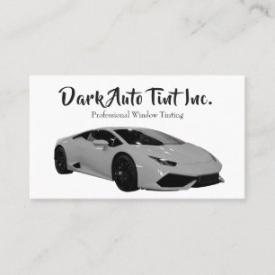 Tjänsten professionell Car Auto Window Tint Servic Visitkort