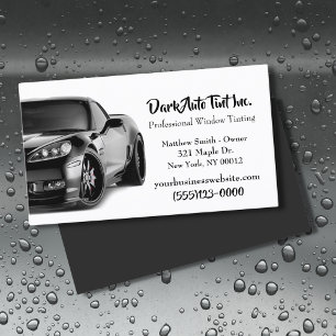 Tjänsten professionell Car Auto Window Tint Servic Visitkort