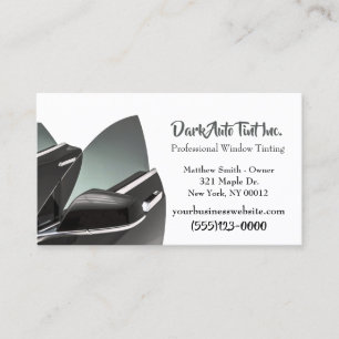 Tjänsten professionell Car Auto Window Tint Servic Visitkort