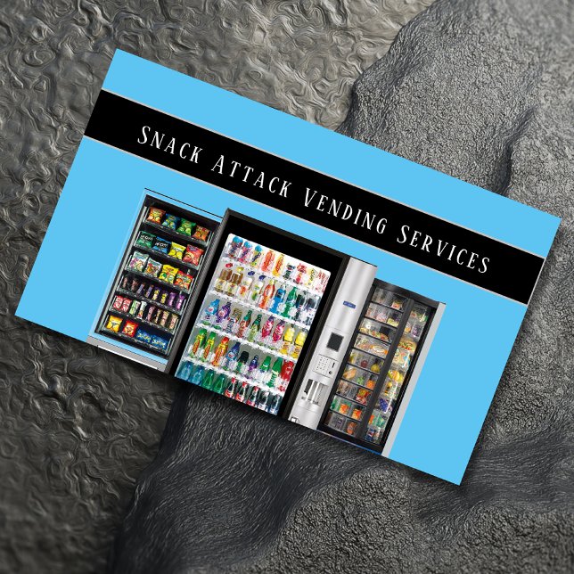 Tjänsten professionell Vending Maskin Visitkort (Skapare uppladdad)