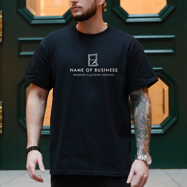 Tjänsten Städning Logotyp för professionell T Shirt (Skapare uppladdad)