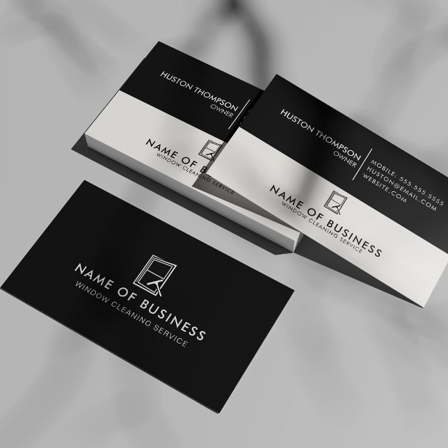 Tjänsten Städning Logotyp för professionell Visitkort (Skapare uppladdad)