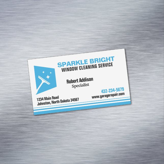 Tjänsten Windows Städning Magnetiska Visitkort (In Situ)