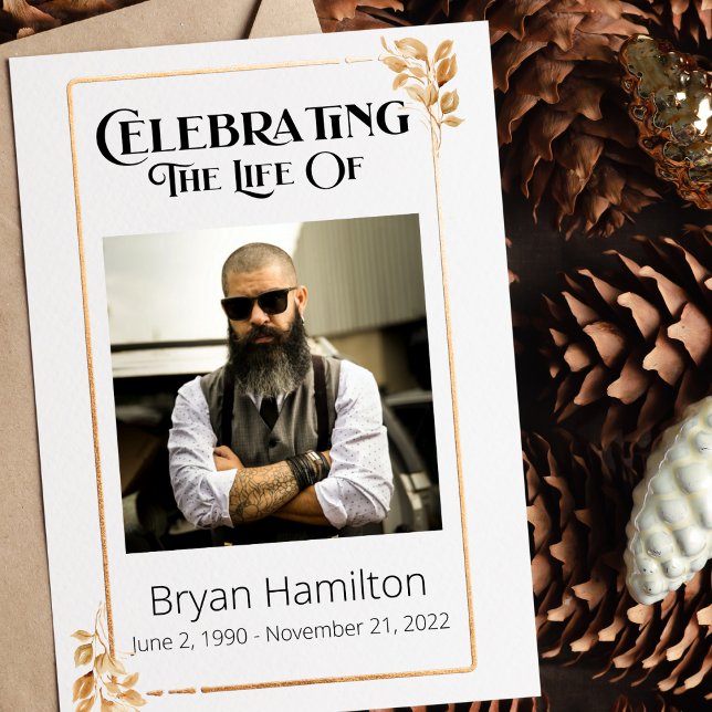 Tjänsteprogrammet Grey Gräns Memorial Order Inbjudningar (Skapare uppladdad)