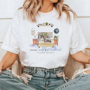 Tjänster avseende hemmet för och Sitta för cute Wa T Shirt