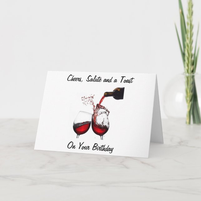 TJÄNSTER, FÖRSÄLJNING OCH TOST TILL DIG PÅ BIRTHDA KORT (Framsida)