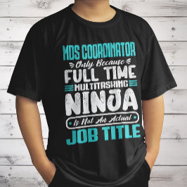 Tjänstetitel för chefssamordnare för jobb, finansa t shirt