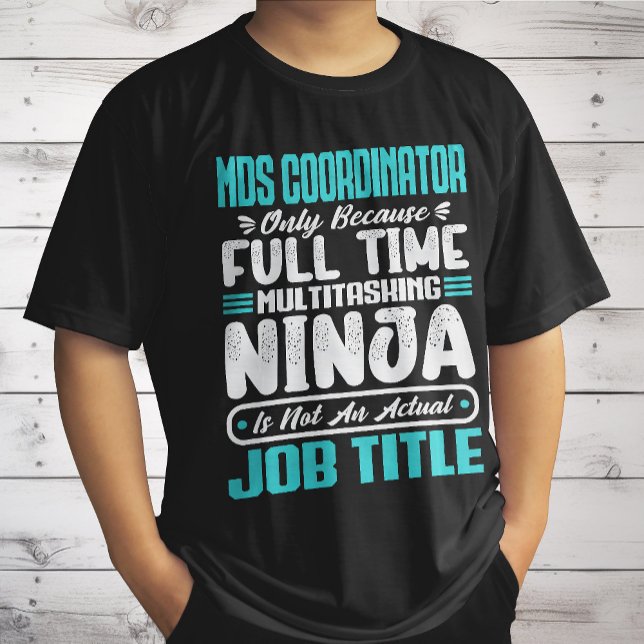 Tjänstetitel för chefssamordnare för jobb, finansa t shirt (Skapare uppladdad)