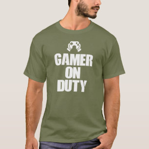 Tjänstgörande videospel för Gamer T-shirt