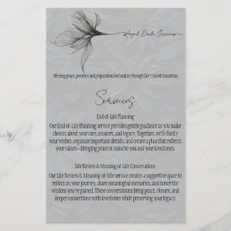 Tjänstmeny Flygblad