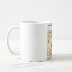 Tjära & Pop-Toppar Abstrakt Jeff Hankamer Artjunkh Kaffemugg