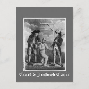 Tjärad & Fjädrad Förrädare Vykort