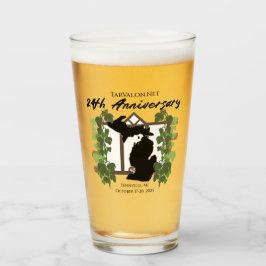 TjäraValon.Net 24-årsjubiléet Party Pint Glass Glaskopp