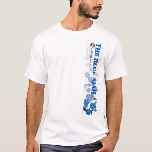 TjäraValon.Net Blue Scattered Pennants T-shirt (Framsida)