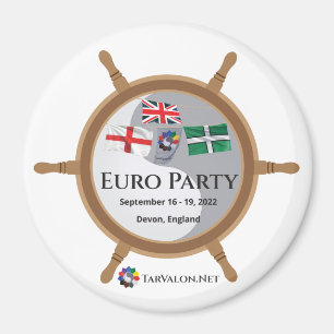 TjäraValon.Net Euro Party '22 Magnet