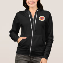TJECC Svart zip-hoodie