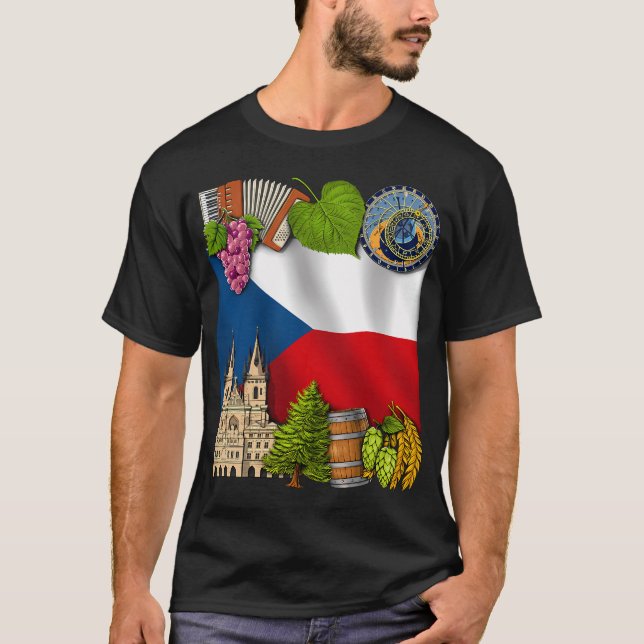 Tjeck T Shirt (Framsida)