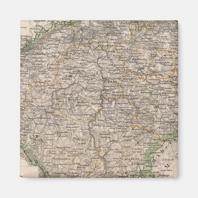 Tjeckien 2 magnet (Framsidan)