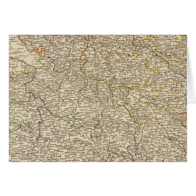 Tjeckien 3 hälsningskort (Framsidan Horizontal)