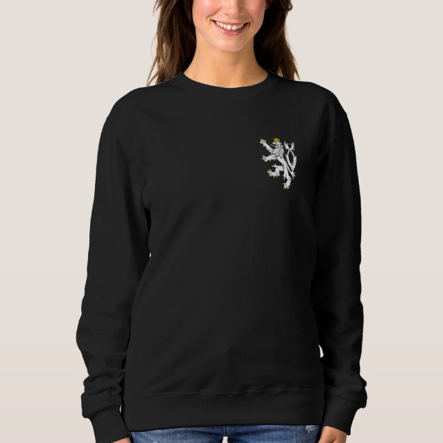 Tjeckien  Böhmiska Lejonet Symbol T Shirt (Framsida)