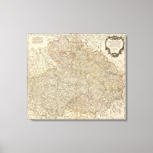 Tjeckien Canvastryck (Framsida)