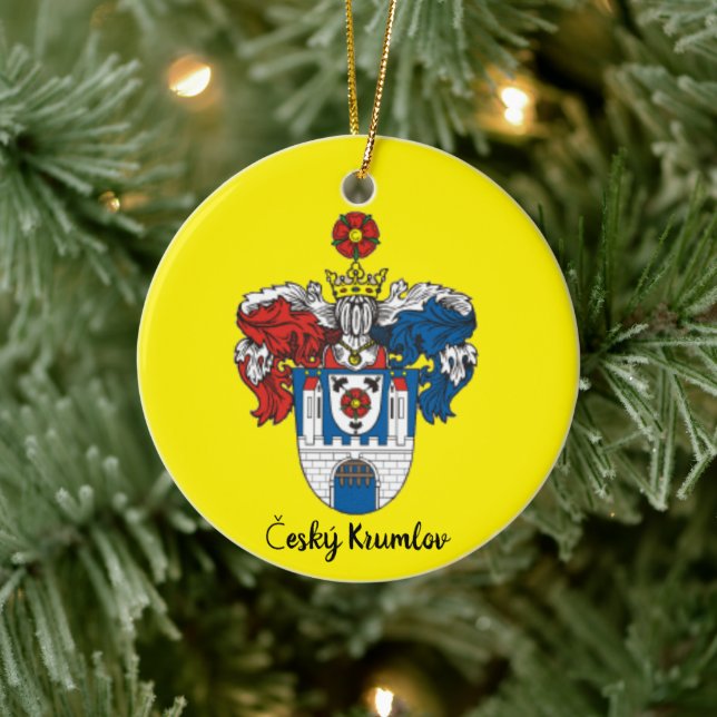 Tjeckien: Český Krumlov jul Ornament (Träd)