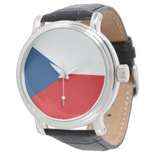 Tjeckien flagga armbandsur
