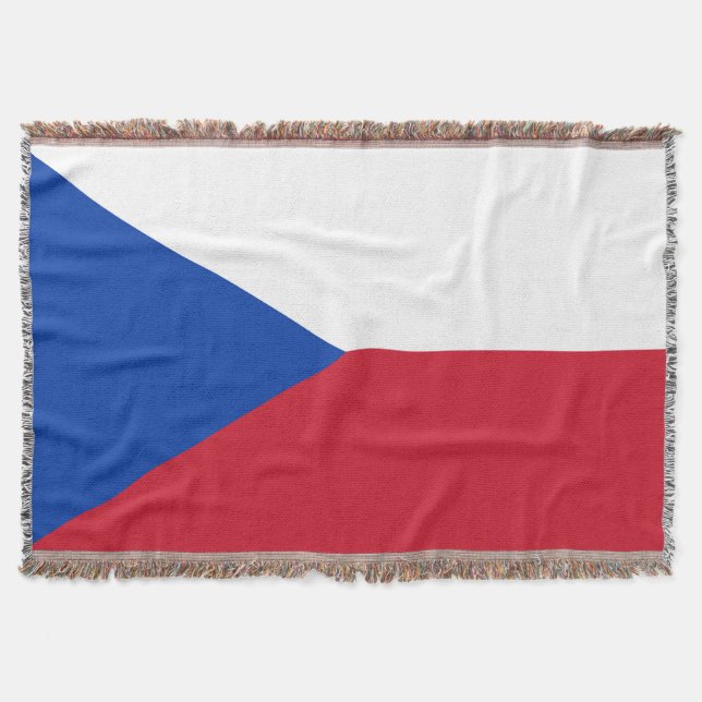 Tjeckien flagga filt (Framsidan)