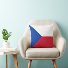Tjeckien flagga kudde