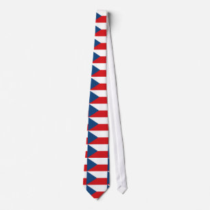 Tjeckien - Flagga Tie Česká republika kravu Slips