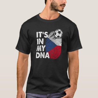 Tjeckien i mitt danska tjeckiska Flagga T Shirt